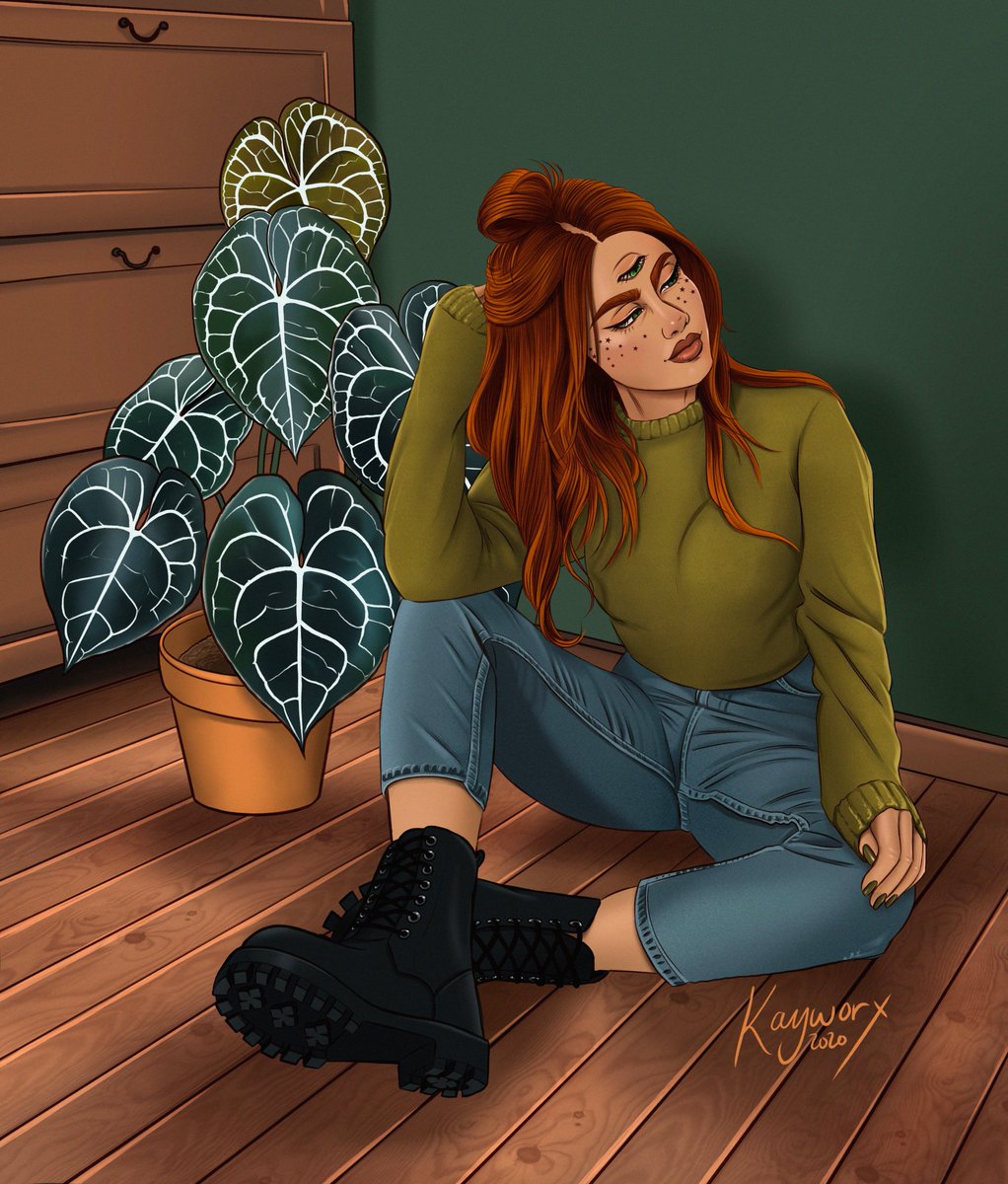 I'll start~Hi, I'm Kaylee, I'm an illustrator and comic creator from South Africa. I mostly draw my OCs and lots of plants 