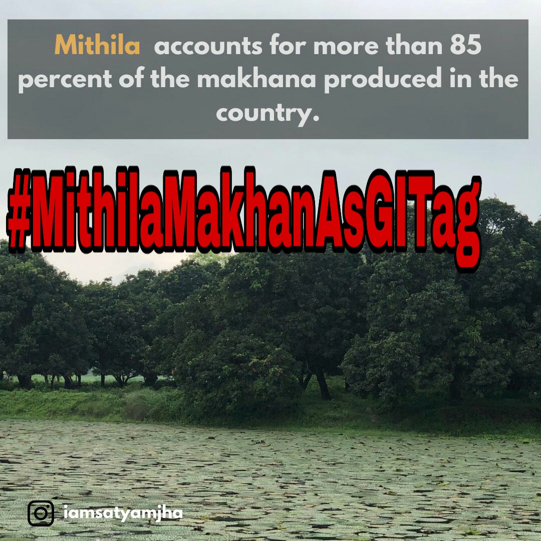 JhaChandan10's tweet photo. #MithilaMakhanAsGITag मखान मिथिला के अछि आ मिथिला के रहते @NitishKumar https://t.co/ab3V4aQegf