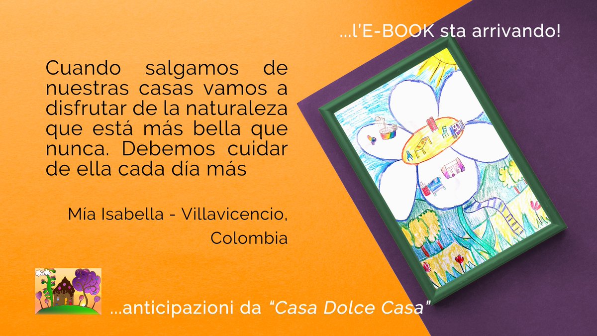 Paola Merolli (@paolamerolli) on Twitter photo "Cuando salgamos de nuestras casas vamos a disfrutar de la naturaleza que está más bella que nunca. Debemos cuidar de ella cada día más."
Mía Isabella - Villavicencio, Colombia
#SabatoCon le anticipazioni dell'e-book "Casa Dolce Casa"❣️ Grazie <a href="/CasaLettori/">Casa Lettori</a>, grazie a tutti 🌸 "Cuando salgamos de nuestras casas vamos a disfrutar de la naturaleza que está más bella que nunca. Debemos cuidar de ella cada día más."
Mía Isabella - Villavicencio, Colombia
#SabatoCon le anticipazioni dell'e-book "Casa Dolce Casa"❣️ Grazie <a href="/CasaLettori/">Casa Lettori</a>, grazie a tutti 🌸