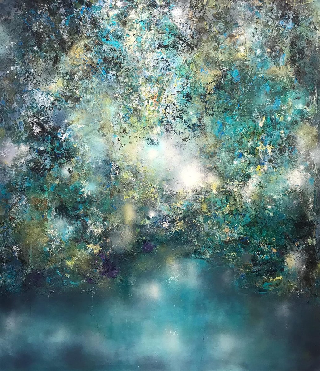 fineartnow's tweet photo. ''While I find inspiration in nature, I want to project a window to the surreal where energy is embodied within layers of abstraction.''
Art by contemporary mixed media artist Claudia Limacher
#art #painting #abstractart #mixedmedia https://t.co/WbreVcjENd