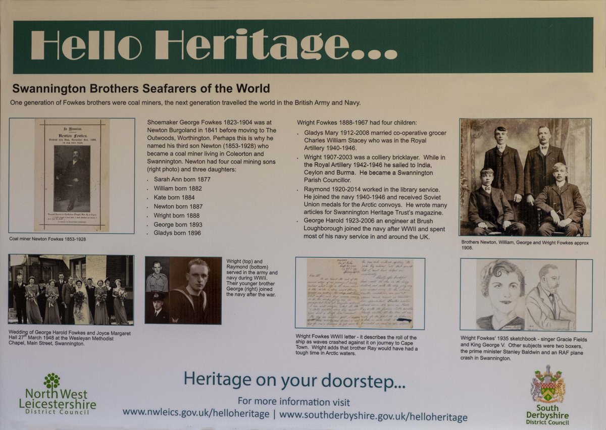 HoughMill's tweet photo. Raymond, Wright and George Fowkes - Swannington Brothers, Seafarers of the World - describes their WWII era sailing trips.  See https://t.co/qwmfMku8Nh #Swannington #Coalville #Leicestershire #history #fowkes https://t.co/EC5RCs4GnC