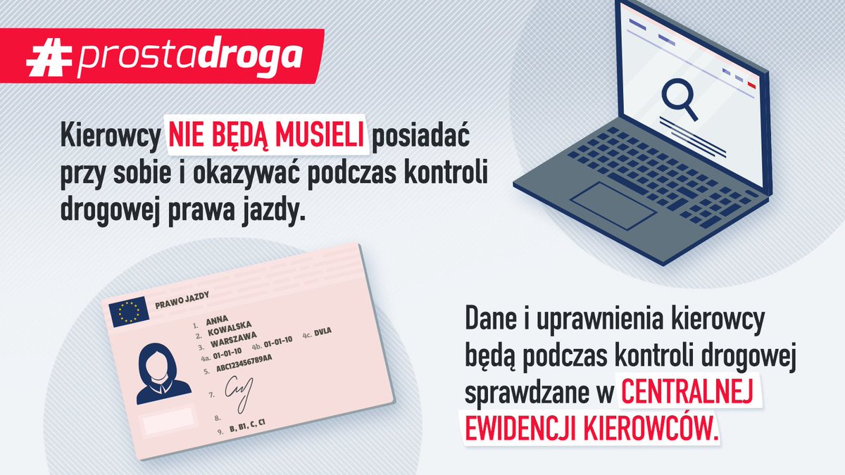 PiSOpolskie's tweet photo. 🚘 Kierowcy nie będą musieli posiadać przy sobie prawa jazdy. #ProstaDroga
📰 https://t.co/IyPJwrf5OK https://t.co/8xfibKXbQA