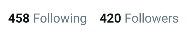 //I wake up to 420 followers? Nice 😂

But for real thank you to everyone following me, I hope we can interact real soon!