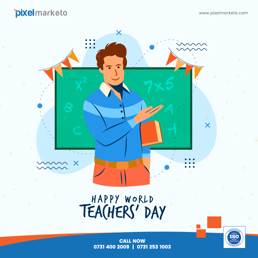 PixelMarketo's tweet photo. “Creativity is the key to success in the future, and primary education is where teachers can bring creativity in children at that level.”
Happy Teachers Day #happyteachersday #pixelmarketo https://t.co/IF9tMoUbou