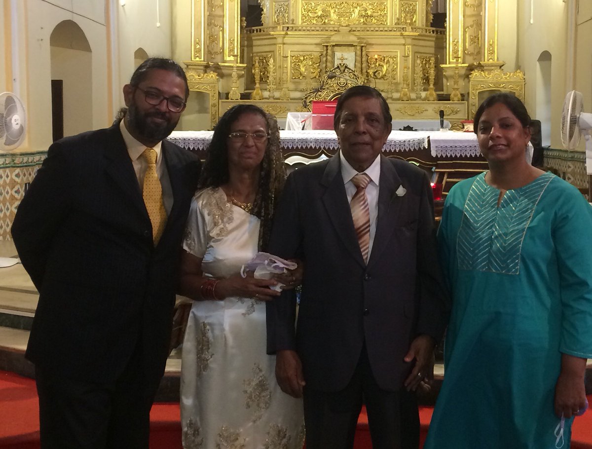 PrinceArihan's tweet photo. My first teachers, my parents. They celebrated 50 Years of their Love &amp; Marriage today. https://t.co/qlCW5iHeP6