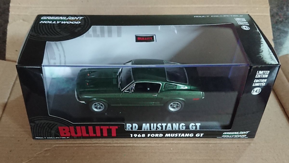 marcus_t_ward's tweet photo. Latest purchase. Bit late for a #FordFriday but still in plenty of time for a #StangSaturday 😁😂

#diecast #ford #Mustang #Bullitt

😍😍😍😍 https://t.co/5IXfjIflBG