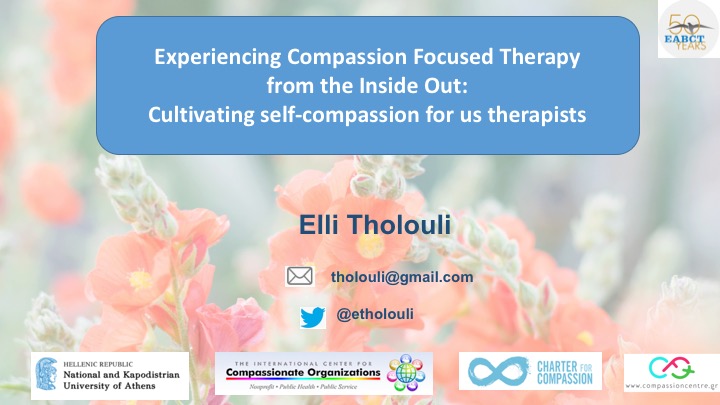 etholouli's tweet image. Self practice and self reflection in Compassion Focused Therapy enhances our well being and our therapeutic skills!
Very happy to coordinate this skills class during the EABCT congress in Athens for colleagues and thank you all for your participation!#eabct2020 #selfpractice #CFT