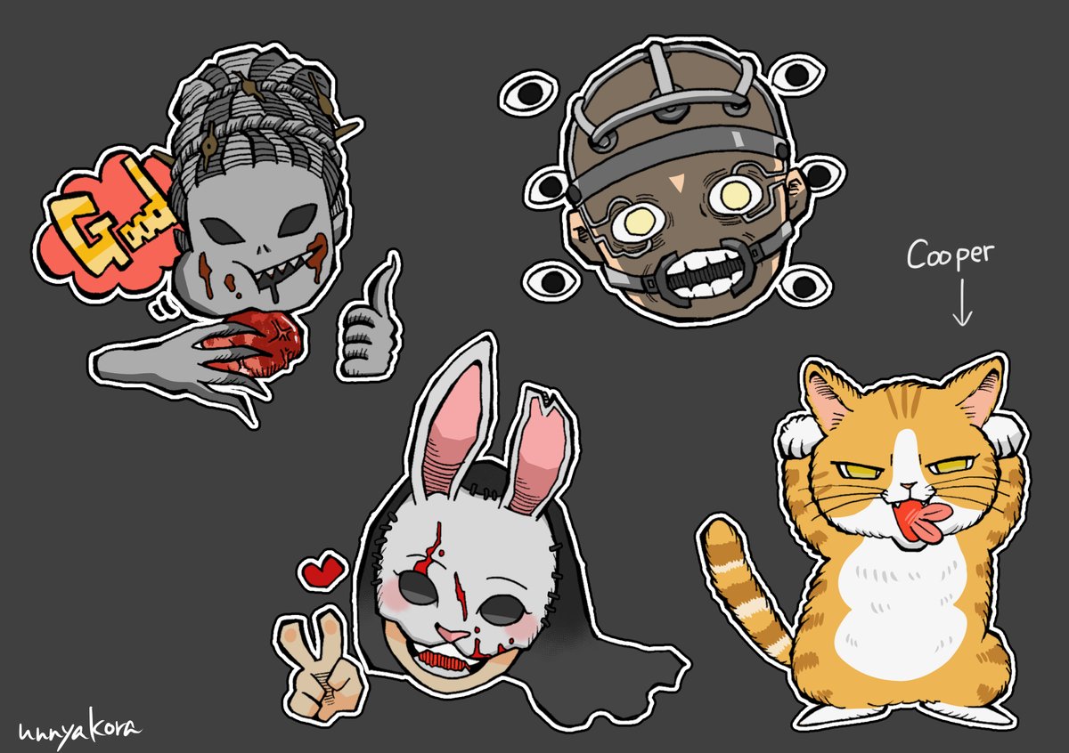 unnya_korakora's tweet photo. #DBDDiscord　#DeadbyDaylight
I would be happy if you could use my illustration!! https://t.co/1ZPJa6MAb2