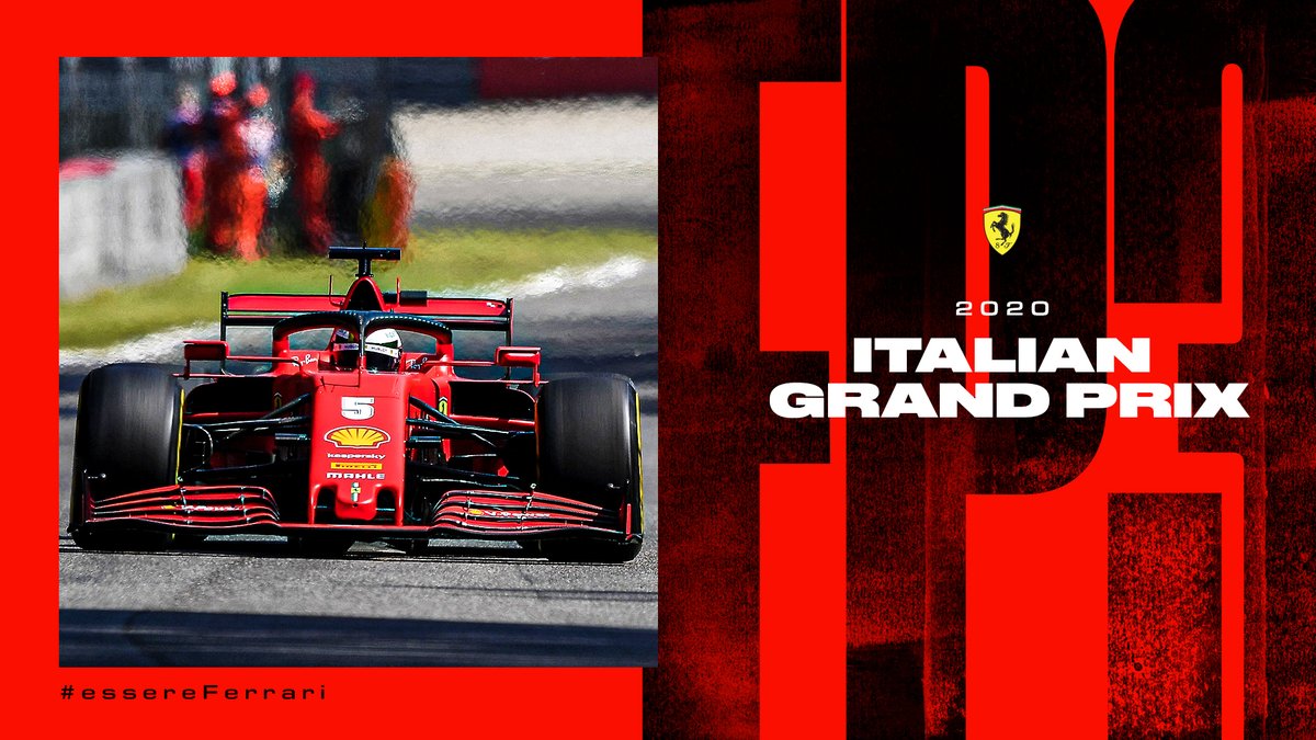ScuderiaFerrari's tweet photo. Almost time for #FP3!

#essereFerrari 🔴 #ItalianGP https://t.co/m6hmSLY8st