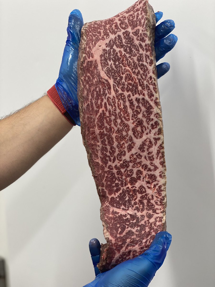 Full blood wagyu silverside ready for spicing #biltong #wagyu #wagyubiltong #yoursouthafricanshop #bestbiltong #southafricanfood