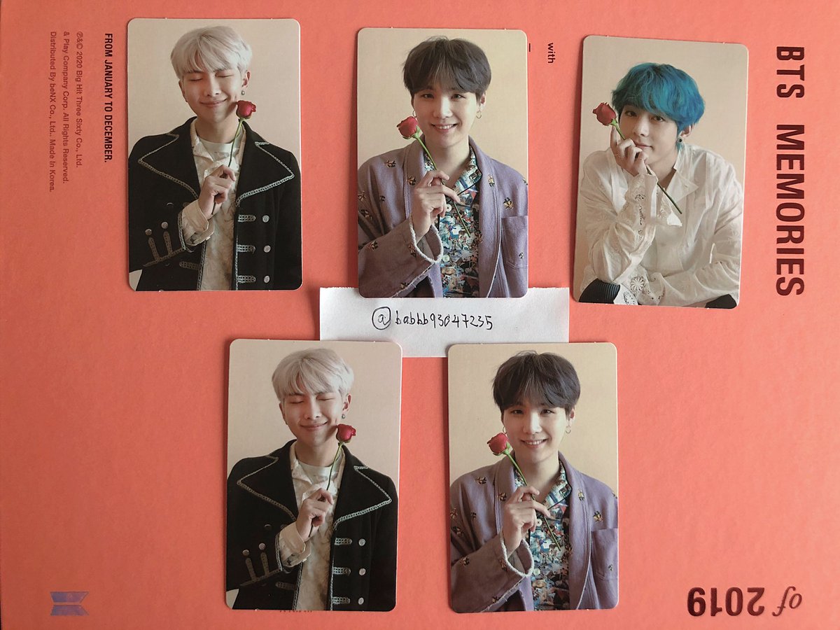 babbb93047235's tweet photo. [WTS] BTS Memories of 2019 DVD 
Photocard 

Have: RM/ namjoon $35 
YOONGI / suga  $40
 v / Taehyung $50

WW: YES  ( $8 stamped shipping with tracking )

DM for enquiry 🥰~ 

#BTS   #jimin #jungkook #jin    #rm #suga #v #jhope #wtt #wts #wtb #wtsbts https://t.co/Y024j75SnV