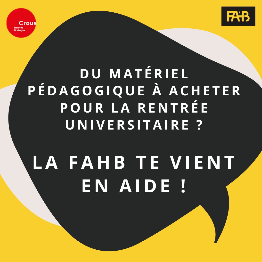 la_fahb's tweet photo. #PrecariteEtudiante #SolidariteCOVID19 #RENTREE2020

🤝 Depuis le début du confinement, la FAHB agit pour aider les étd. L'action continue à la rentrée grâce au @BretagneCrous!

✊ Nos actions continuent tte l'année, pour + de solidarité &amp; lutter contre la précarité étudiante ! https://t.co/yo5OdlT3m6