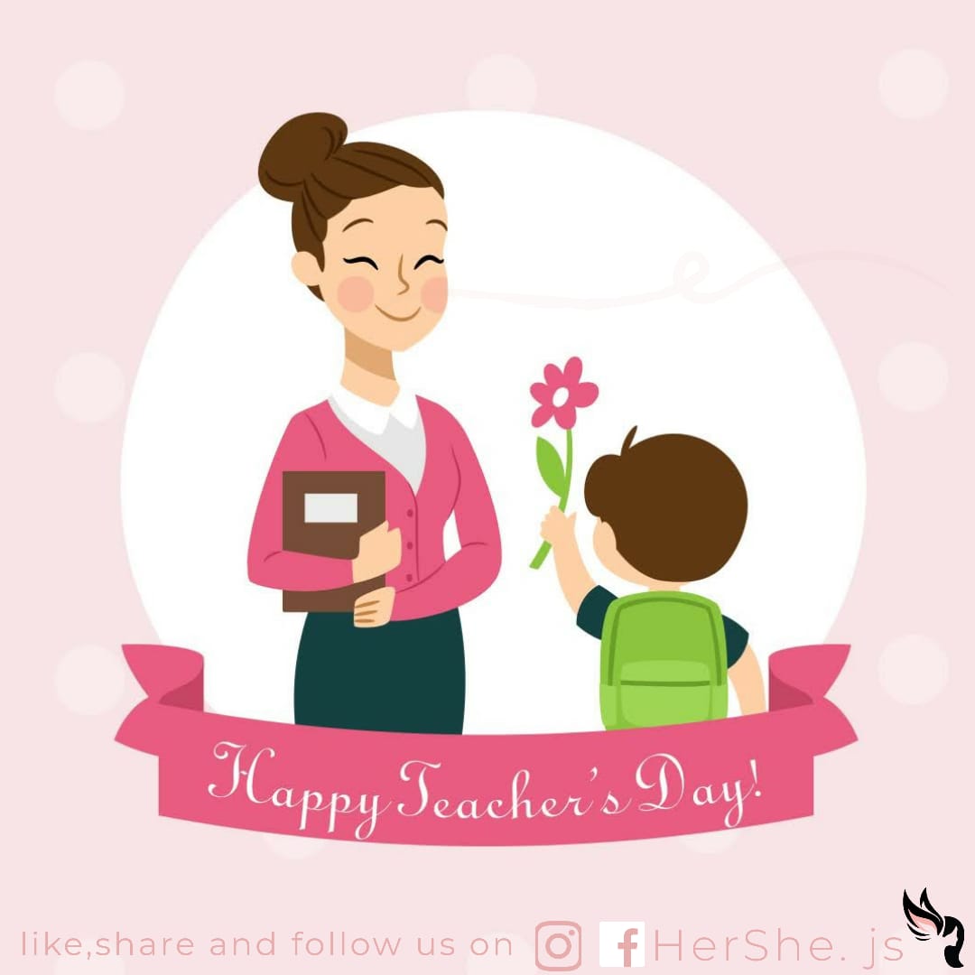 HersheJs's tweet photo. Happy Teacher's Day!
#TeachersDay2020 #SarvepalliRadhakrishnan #5thSeptember2020 #hershejs #womenintech #WomenInSTEM #graphics #graphicsdesign #TeachersFromIndia #WomeninScience #Teachers #Teachersdayspecial https://t.co/ITBAsi1d6r