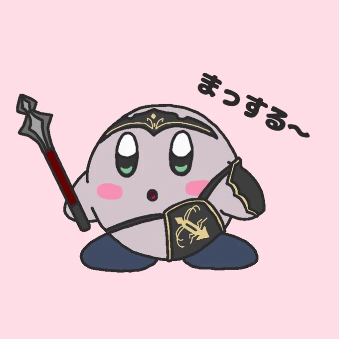 もしもカービィがホロライブ3期生を吸い込んだら妄想落書き その2 #カービィ #ホロライブファンタジー #しらぬえ #ノエラート