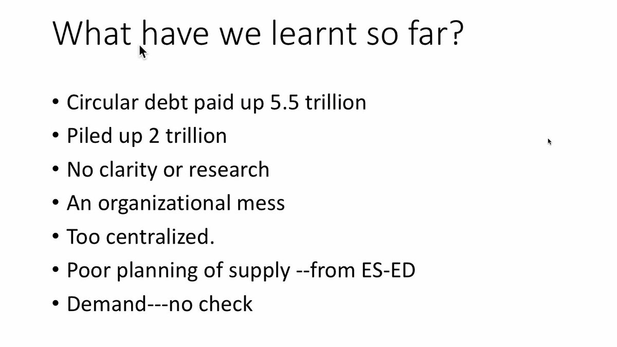 PIDEpk's tweet photo. What have we learned so far from the series of the past #PIDEroundtable on "Electricity” -@nadeemhaque #Energycrisis #PIDEIdeas #EnergyPIDE @durre_nayab_ @Asad_Umar @HamidMirPAK @KElectricPk https://t.co/F9WCFqgK3z