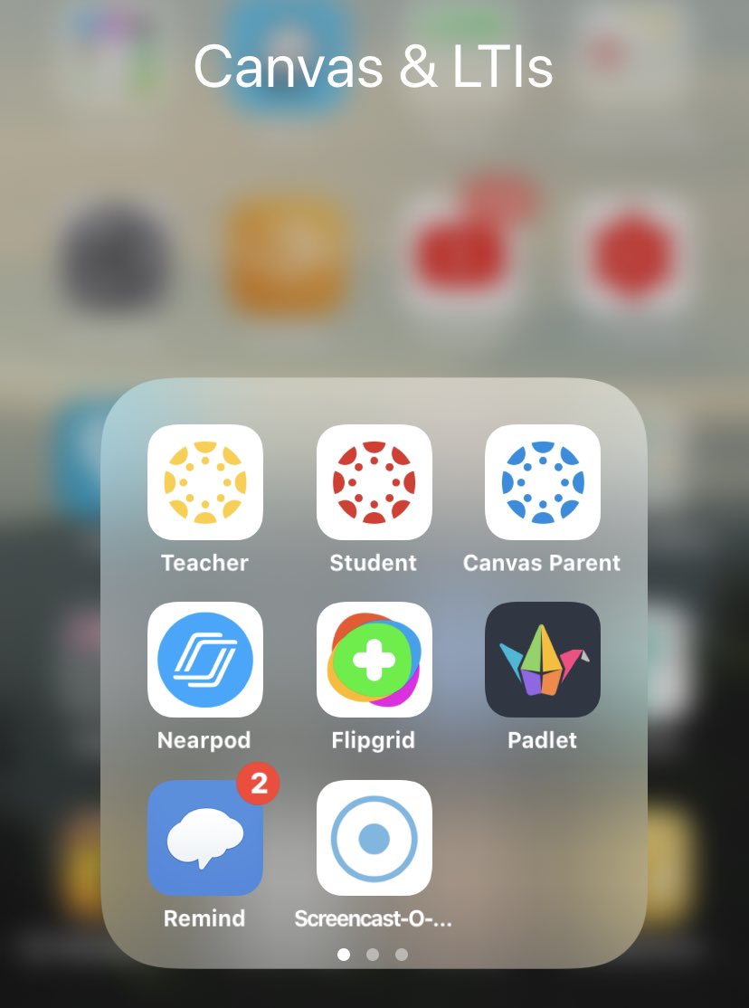 CanvasPPS's tweet photo. Check out the Canvas apps designed just for teachers (grading is particularly awesome in the app), for students and parents. 
And kudos to @nearpod and @flipgrid for building solid integrations. (@Flipgrid: integration steps still a bit confusing!) https://t.co/x1tGLVO93t