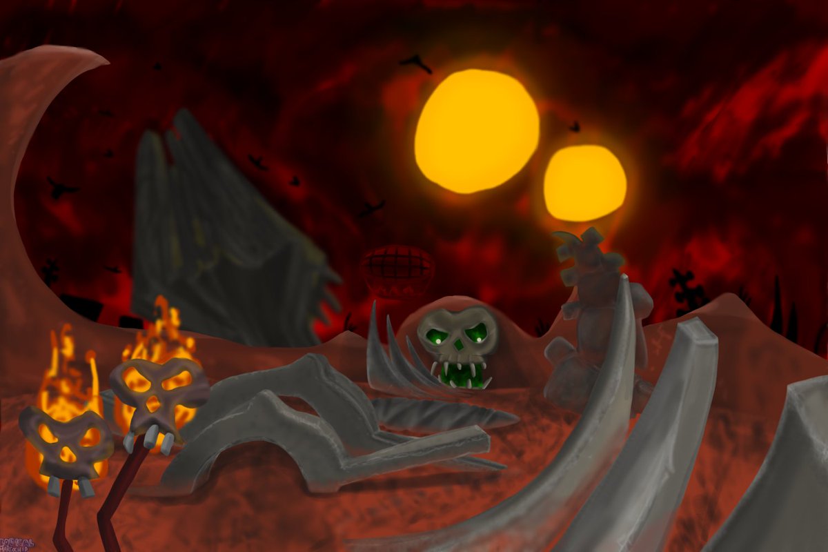 LogicalMcrochip's tweet photo. To celebrate Rayman's 25th anniversary (yeah I know I'm late....) I want to share my favorite works I made as a tribute to him!
I made the Desert of the Knaaren one exactly 3 years ago!
#Rayman #Rayman2020 https://t.co/881Sw8AQpl