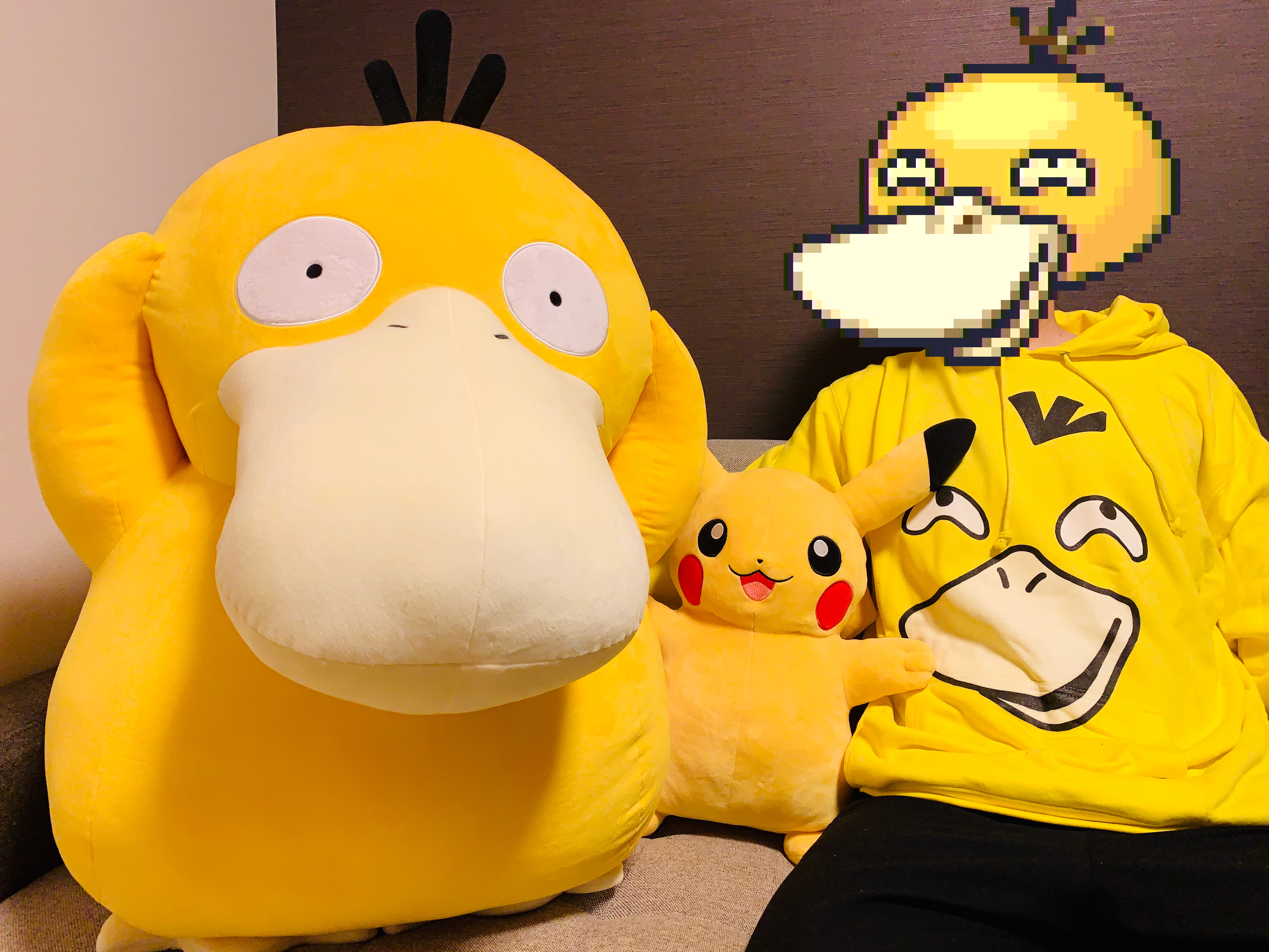 レオモン 等身大コダックと等身大ピカチュウと等身大オレとそして等身大の幸せ T Co Prwd3t69zd Twitter