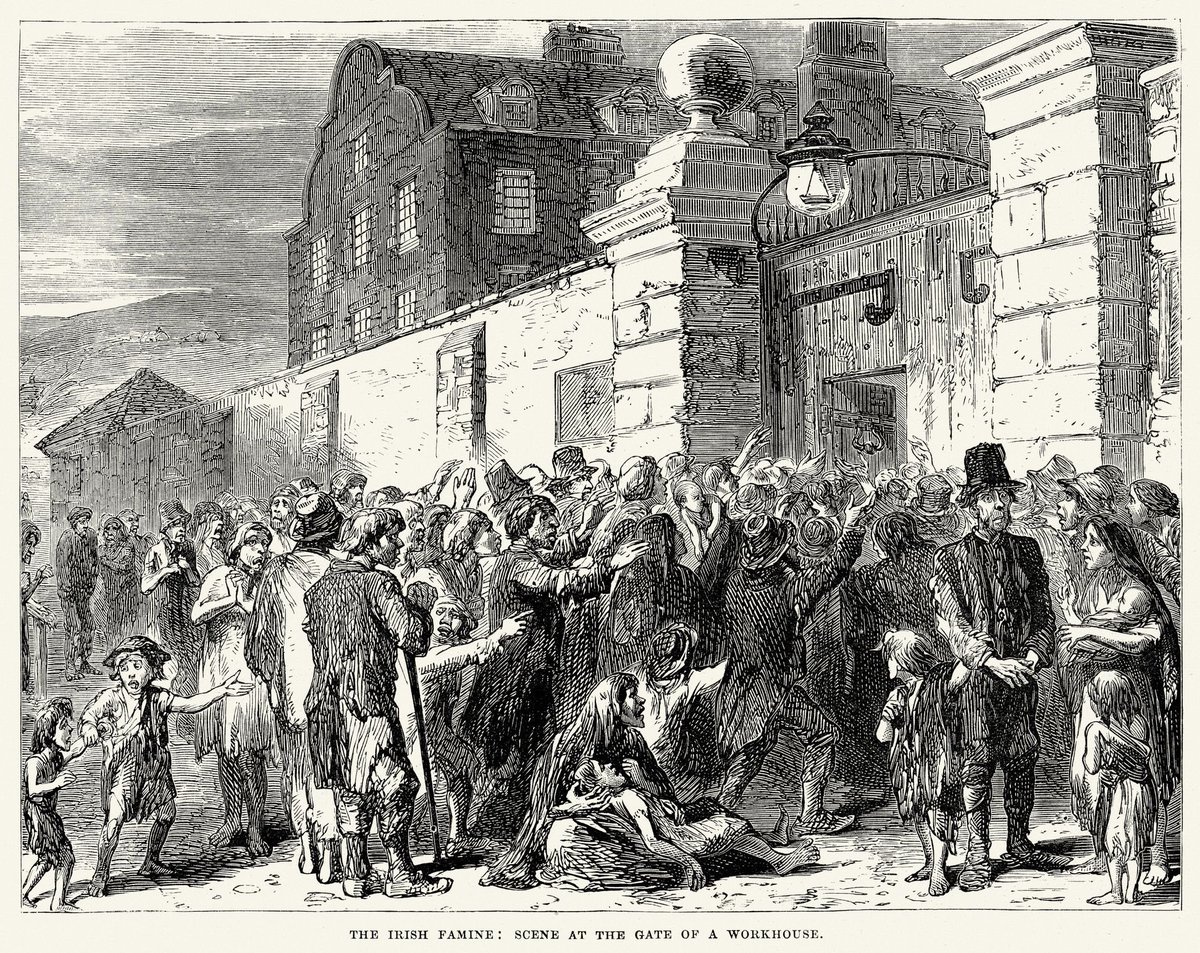 31 July 1838: Irish Poor Law-Leading Irish politicians in Westminster, including Daniel O'Connell, resolutely opposed it!-"the Irish version withheld a vital aspect of the English, the statutory right to relief for all destitute persons"! R O'Donnell-130 Union workhouses built