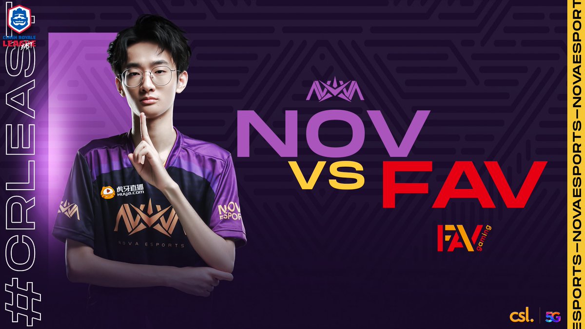 NovaEsportsTeam's tweet photo. Day off for our #CRLEast team this Saturday.
We play tomorrow against @fav_gaming
#NOV vs #FAV
⏰ 📺 https://t.co/3642pT0FS3
⏰ 06.09 18:30 HKT
#HKCSL #CSL #5G #NOVASTRONG https://t.co/b5n13qmFlU