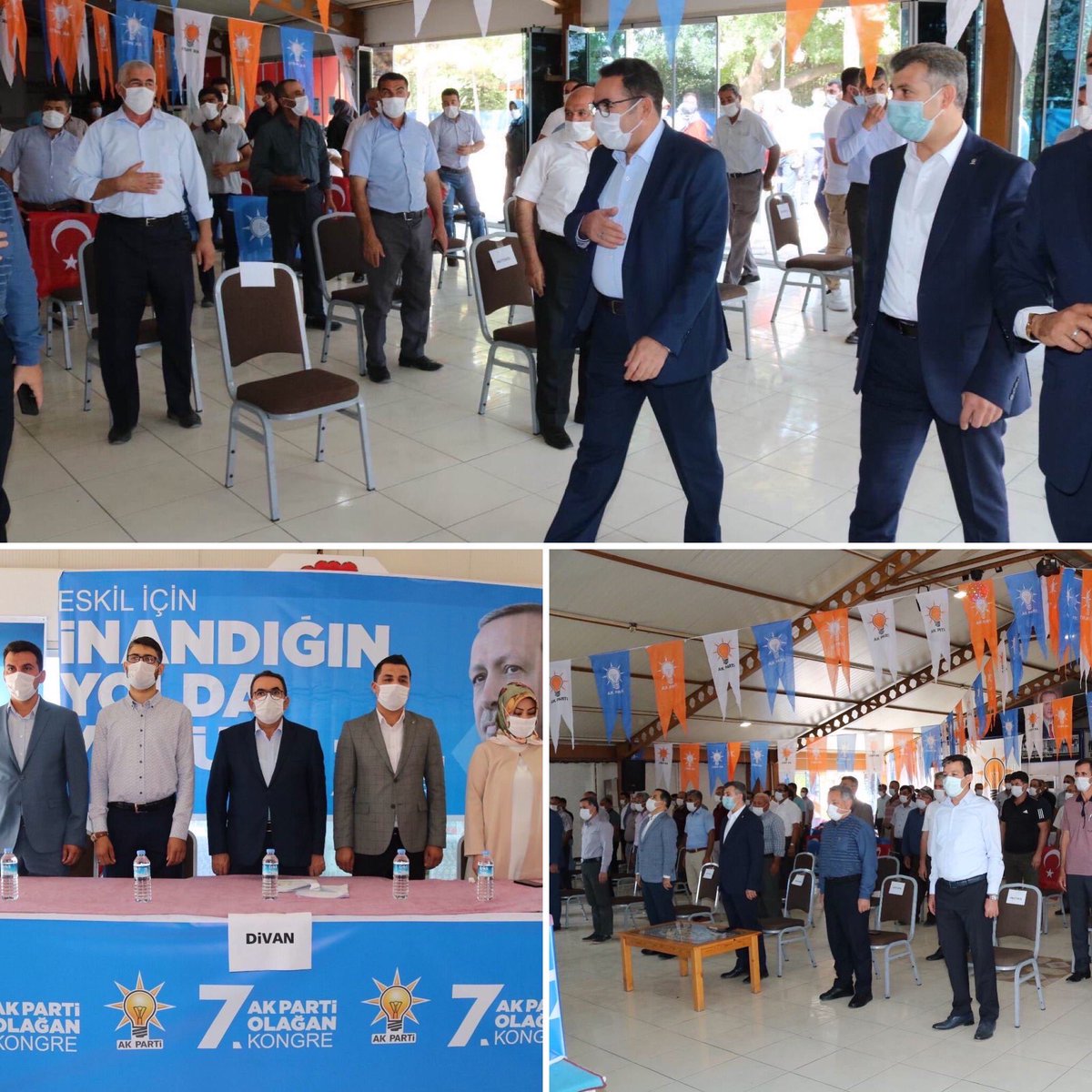 abdullahdogru01's tweet photo. 📍 Aksaray-Eskil

AK Parti Eskil 7. Olağan İlçe Kongremizi dava arkadaşlarımızın yoğun katılımıyla gerçekleştirdik.

İlçe Başkanımız Sayın Ali Mutlu ve Yönetim Kurulu Üyesi arkadaşlarıma muvaffakiyetler diliyorum.

Eskil için #İnandığınYoldaYürü https://t.co/qWj17JGMkF
