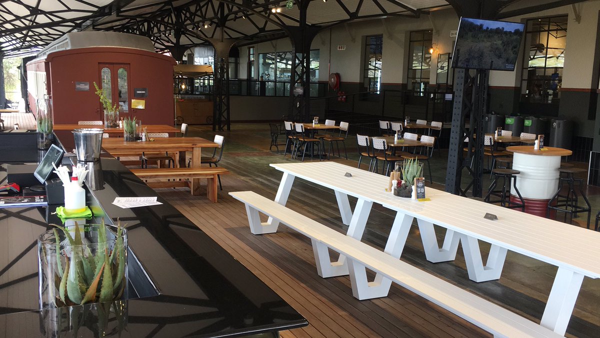 Kruger station is the new restaurant open in Skukuza <a href="/SANParksKNP/">Kruger National Park</a> <a href="/_mpnews/">Mpumalanga News</a> <a href="/Mtpatourism/">Mpumalanga Tourism</a> #turnright at the traffic circle. #HeritageMonth
