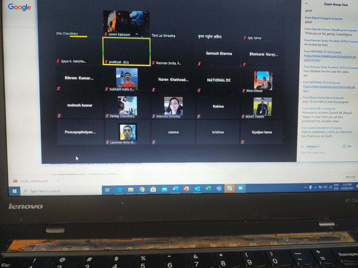 kalsoomgondal's tweet photo. Represented Pakistan via Zoom on South Asian Youth Summit and discussed "impact of Covid -19 on Youth, challenges and Ways forward" thank you @narenKhatiwada for inviting and congratulations on organizing successful summit. @Femonics1 @Hasibaram10 https://t.co/oGgyxRGpOI