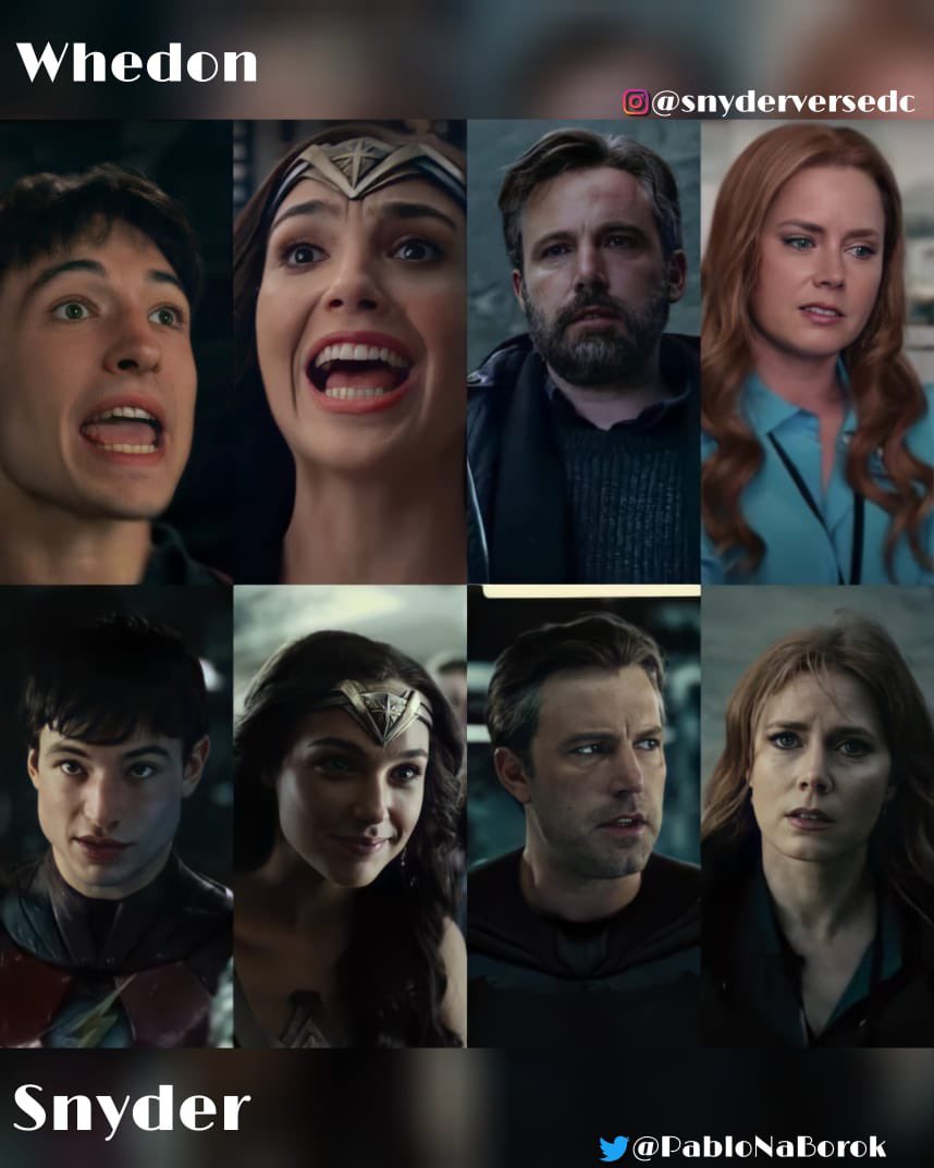 More comparisons:  #ZackSnydersJusticeLeague vs  @justiceleaguewb  #ReleaseTheSnyderCut