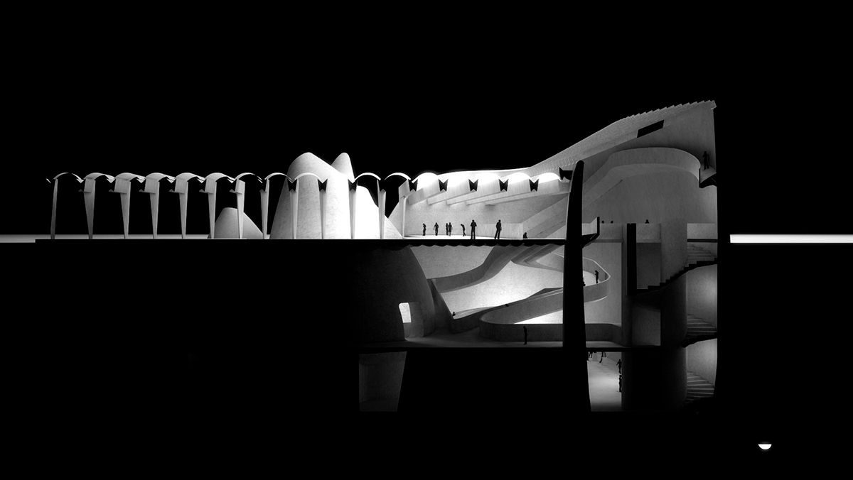 RevistaVolum's tweet photo. #DissabtesUnbuilt
Museu de Silkeborg. Jørn Utzon. 1963

Un museu soterrat, un recorregut descendent a través de rampes i la llum com a protagonista. Es tracta d'un dels millors projectes de l'arquitecte danès, premi Pritzker el 2003. https://t.co/75kN4OCWIx
