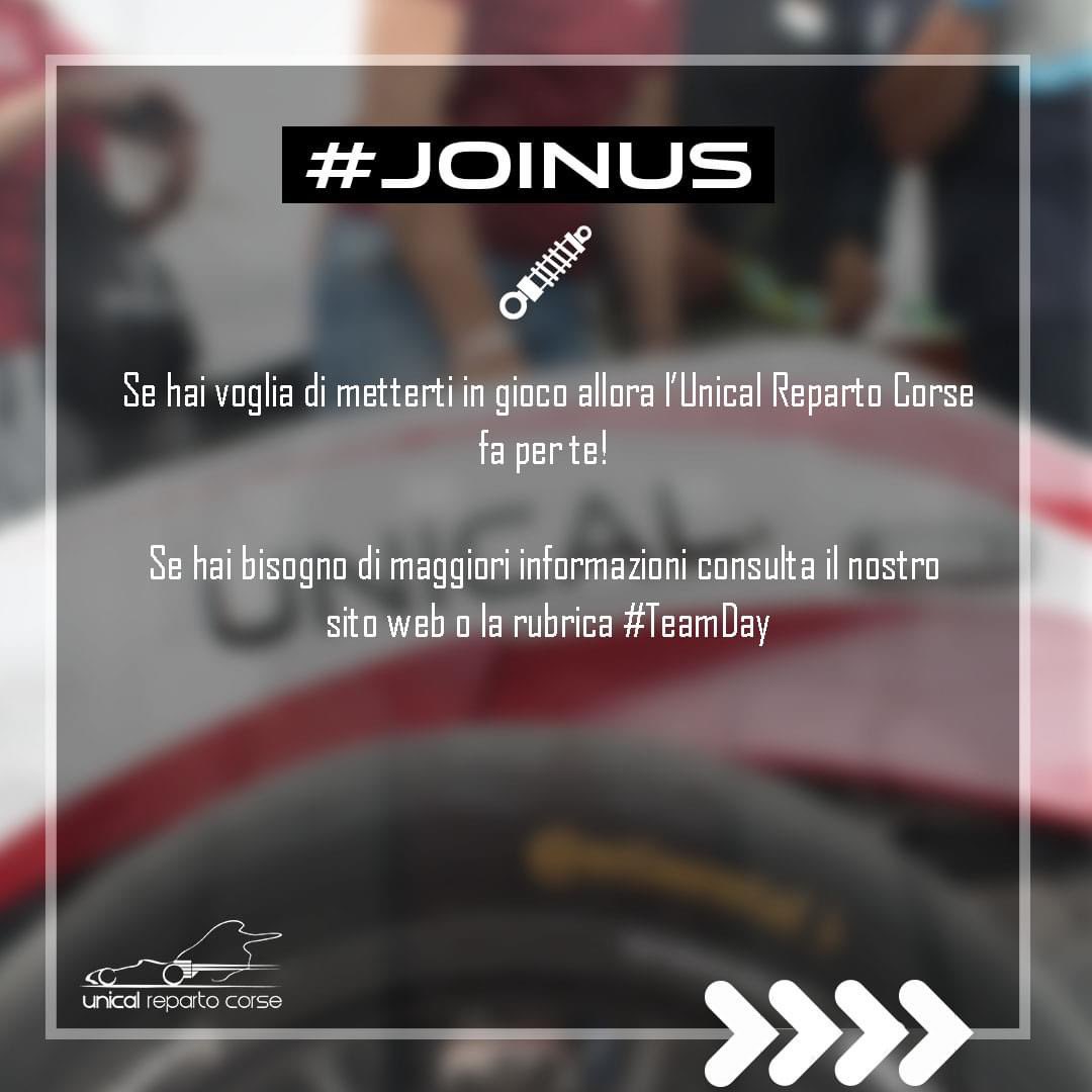 UnicalRepartoCo's tweet photo. È ufficialmente aperto il RECLUTAMENTO della nuova Stagione! 🔥

Scorri le immagini per avere più info e unisciti al Team!😎

Clicca il link https://t.co/Pfn7UCIpKh e compila il modulo entro le ore 23:59 dell'11 Ottobre 2020 ⏳

#universitàdellacalabria #DIMEG #unicalrepartocorse https://t.co/wSTgCzkyCW