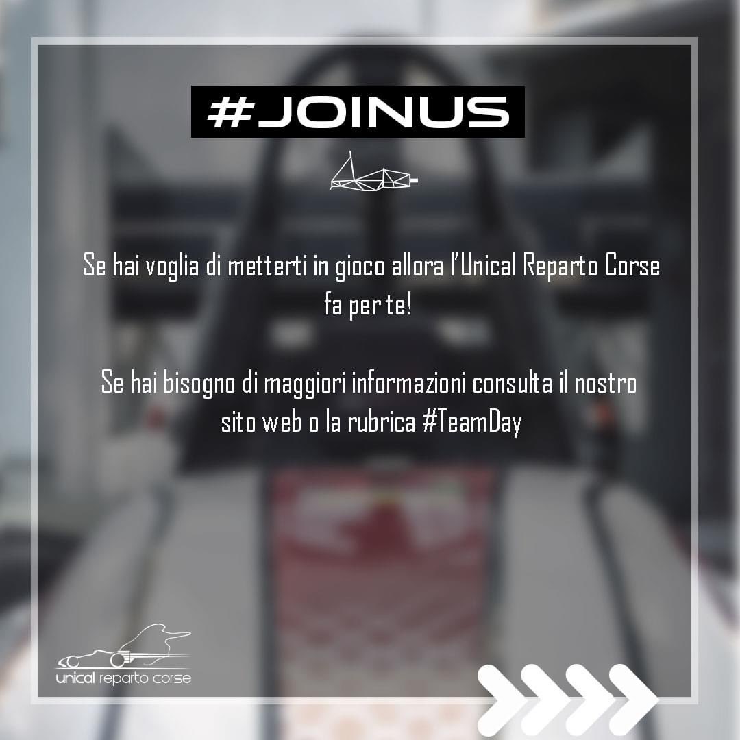 UnicalRepartoCo's tweet photo. È ufficialmente aperto il RECLUTAMENTO della nuova Stagione! 🔥

Scorri le immagini per avere più info e unisciti al Team!😎

Clicca il link https://t.co/Pfn7UCIpKh e compila il modulo entro le ore 23:59 dell'11 Ottobre 2020 ⏳

#universitàdellacalabria #DIMEG #unicalrepartocorse https://t.co/D9AtnGuQTq