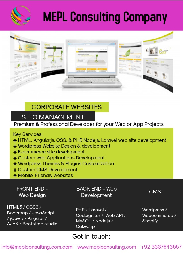 Muhamma04330092's tweet photo. Premium & Professional Developer for your Web or App Projects.
#HTML #Angularjs #CSS #PHP #Nodejs #Laravel #Wordpress #WebsiteDesigndevelopment #Ecommercesitedevelopment #ApplicationsDevelopment #WordpressThemesPlugins #Customization #CMSDevelopment #mobileFriendlywebsites https://t.co/6ata8lsft3
