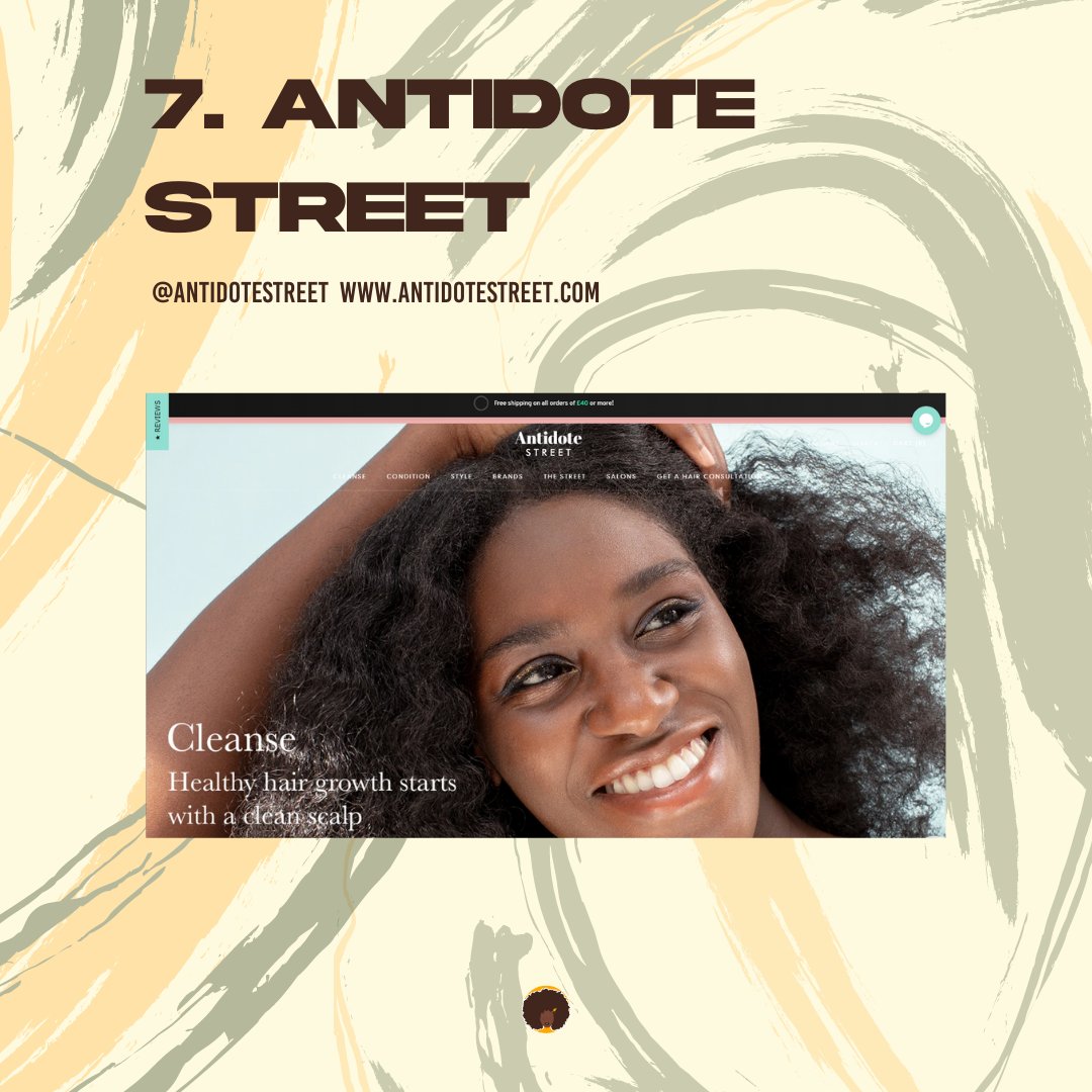 7. Antidote Street @AntidoteStreet on Twitter and IG. http://www.antidotestreet.com 