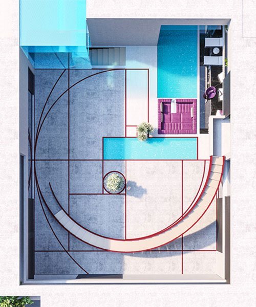 ProTecDi's tweet photo. Ahmed Itafy: โPinctada Houseโ #Chongai | #Japรณn
La propuesta residencial genera un patio central basado en la espiral dorada de Fibonacci.
#100x100MasterHouses | #Arquitectura | #Architecture https://t.co/EX8FlEDmM5