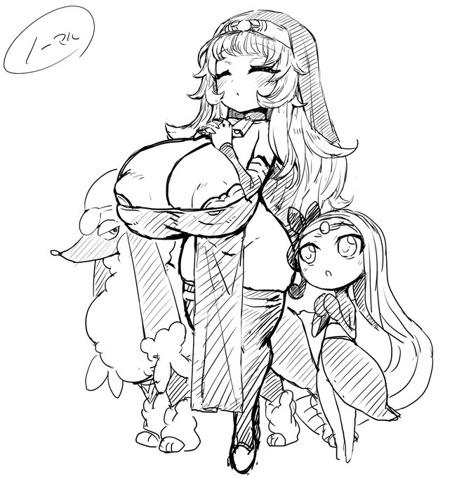 サリアさん煮詰めてたらすごいことになっちゃったぞ… #ロリ巨乳ジムリーダーズ 