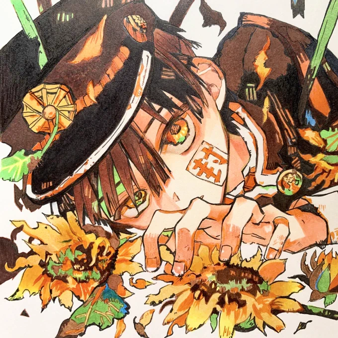 花子くん模写しました?
#地縛少年花子くん #模写 #コピック 