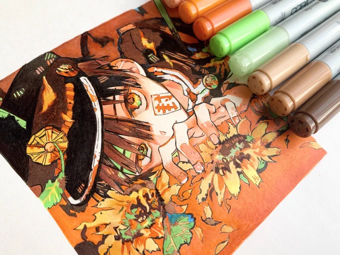 花子くん模写しました?
#地縛少年花子くん #模写 #コピック 