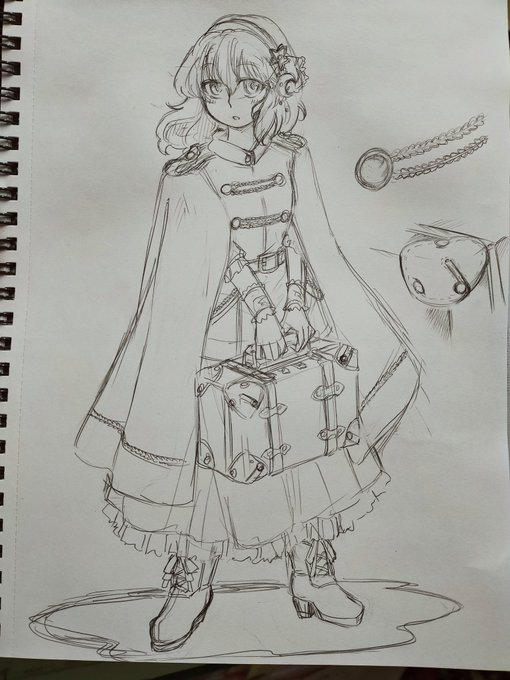 仕事中お絵描き

ファッションには疎いんだけどAxesのナポレオン風コートってのが何か良かったので幻想郷のオシャレさんに着てもらいました 