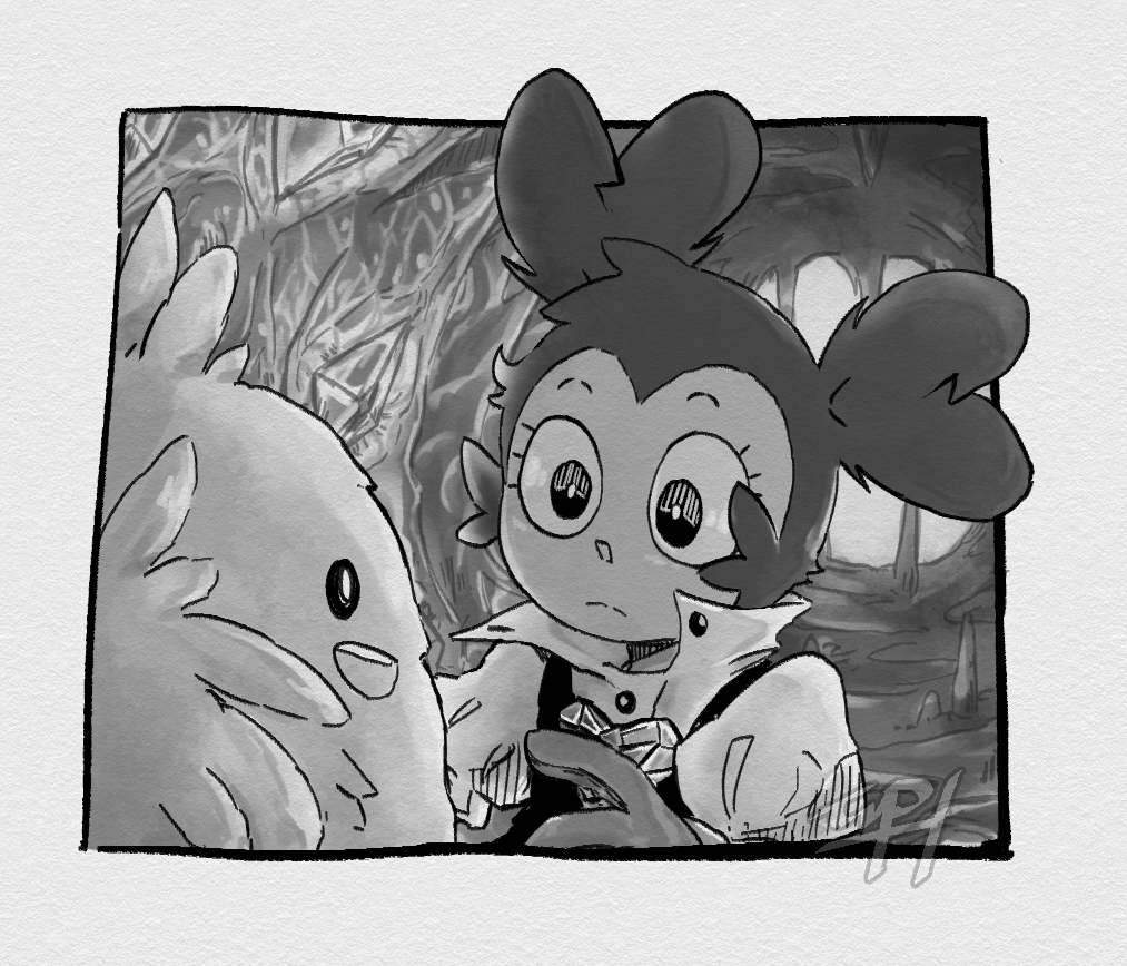 WiltingP's tweet photo. #InkSpillAU Some style experiments. https://t.co/6mraF4q37m