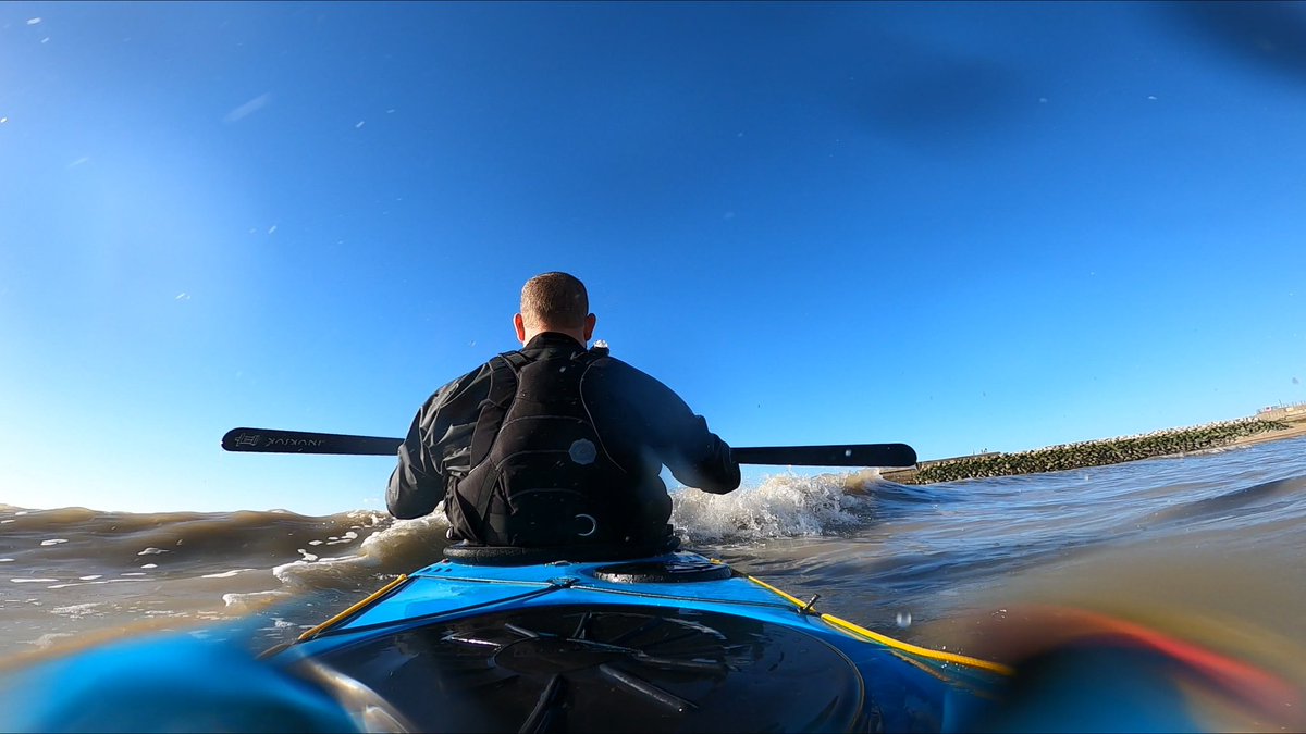 Mike_Lawless's tweet photo. Despite the stunningly flat conditions, there were a few little  waves around the harbour arm to play on  finishing a fantastic paddle! #seakayaking #kayaksurfing #phseakayaks #kayaking #Hastings https://t.co/7q5VnULBgD