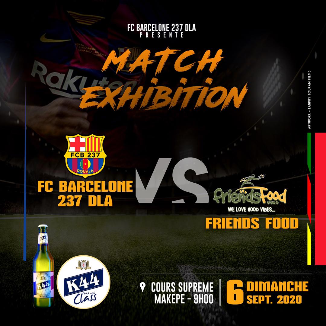 MonsieurTITU's tweet photo. Fans incontournables de football @BarcaDla237
Vous invite ce dimanche pour un match d'exhibition avec en #Premium Guest @K44beer
#FCB237ExibitionMatch #K44 #DrinkWithClass 21+ https://t.co/iOYKwMkhvJ
