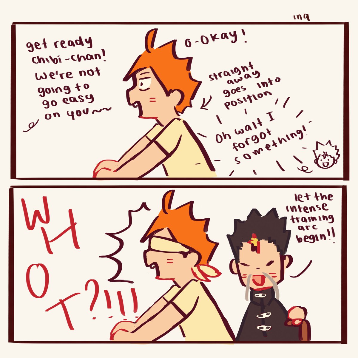 how hinata became ninjashoyo ing edition ((warning pure crack ?)) *insert intense tabata music*

#haikyuu #haikyuufanart #hqfanart 