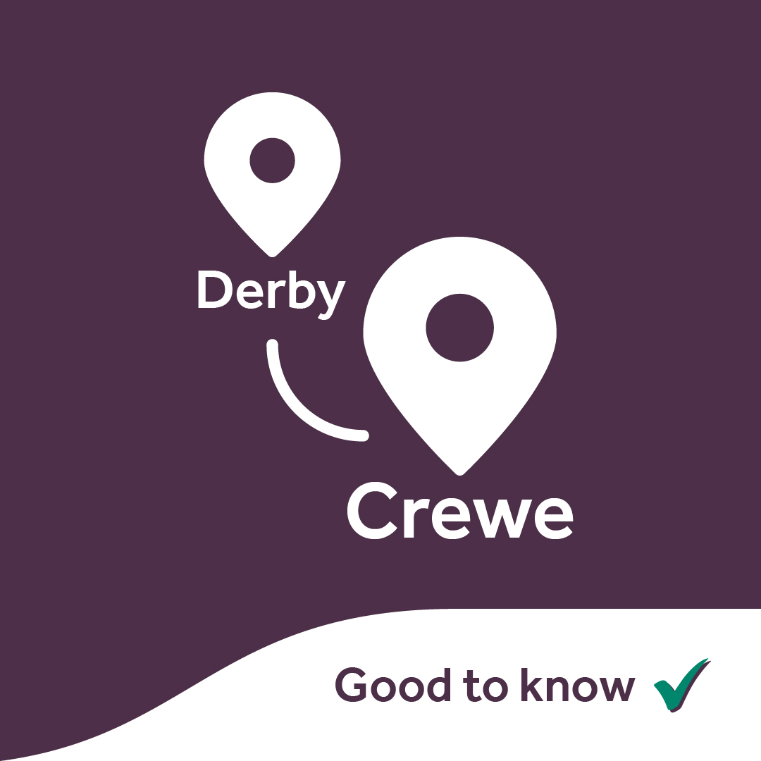 EastMidRailway's tweet image. From Monday 7th September we are reintroducing our full timetable between Derby and Crewe, giving you 33% more trains throughout the day. To keep you running on time, we've had to make a few changes to our timetable. See here for more info: bit.ly/2ZwqKgt

#EMRUpdate