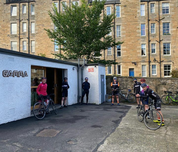 TransDivision's tweet photo. GTD @rondecycling New begins ! #rondecc #gammatd #backtoriding #socialdistancing #cycling #30 #rides #bikes #happydays #backtobikes #slowlydoesit #edinburgh #scotland https://t.co/onXBe82Ulj