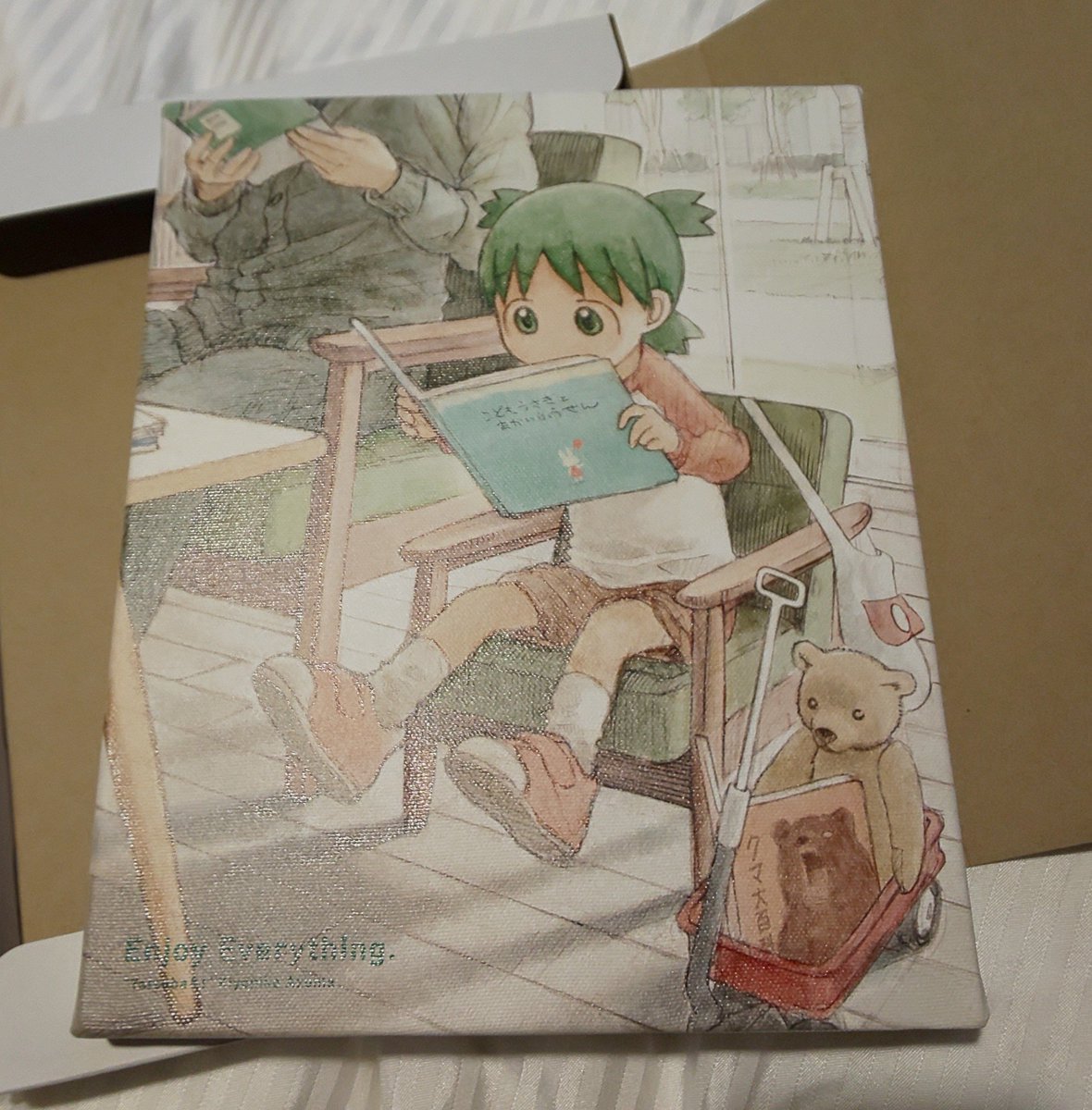 よつばと 原画展 キャンバスアート よつばと読書