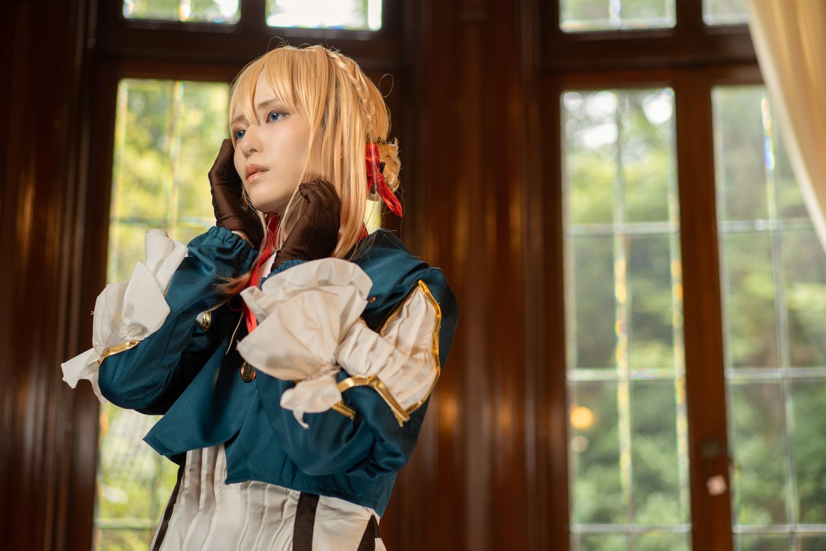 ちぃた Chiita P コスプレ撮影 ヴァイオレット エヴァーガーデン 黒井猫さん Nekoko 6w6 Photo ちぃた Chiita P 4k対応 コスプレ コスナビ