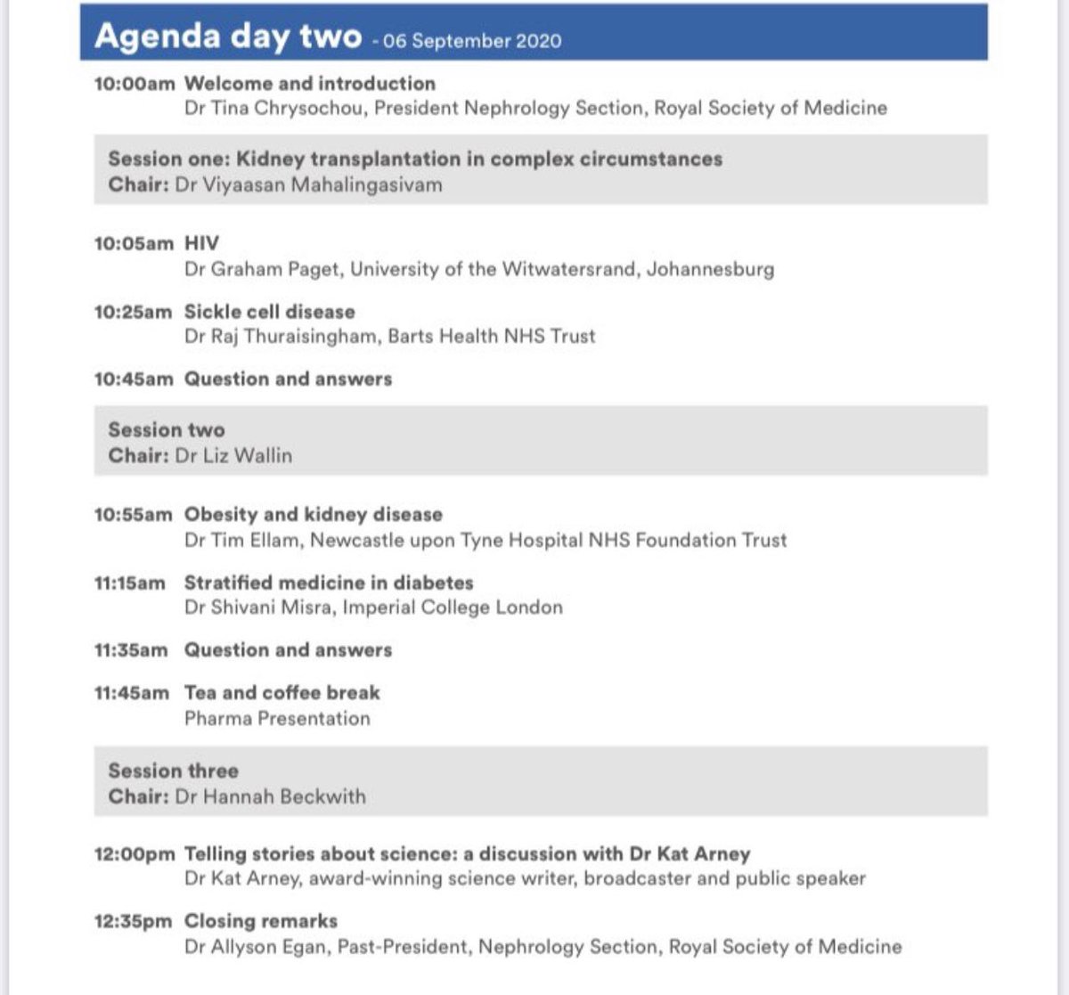 Ready to clash swords with my opponent this afternoon - bring it on 😊 #SayNoToCardiacTesting 

Organised by the #RSMNephrology Section of <a href="/RoySocMed/">The Royal Society of Medicine</a> &amp; <a href="/RenalAssoc/">RenalAssoc</a> SPR Club

📝 The kidney &amp; beyond
⭐ Free 2-day webinar
📅 5 &amp; 6 Sept

rsm.ac.uk/events/nephrol…