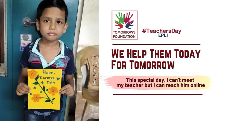 TF_India's tweet photo. So it is today, even during the lockdown for the students of the #Government #SSA #schools in #Kolkata who are taught by their own teachers and the teachers of #TomorrowsFoundation in the #EPLI Project (Enhanced Primary Level Intervention).
This is #TomorrowsGeneration. https://t.co/69zfylXHid