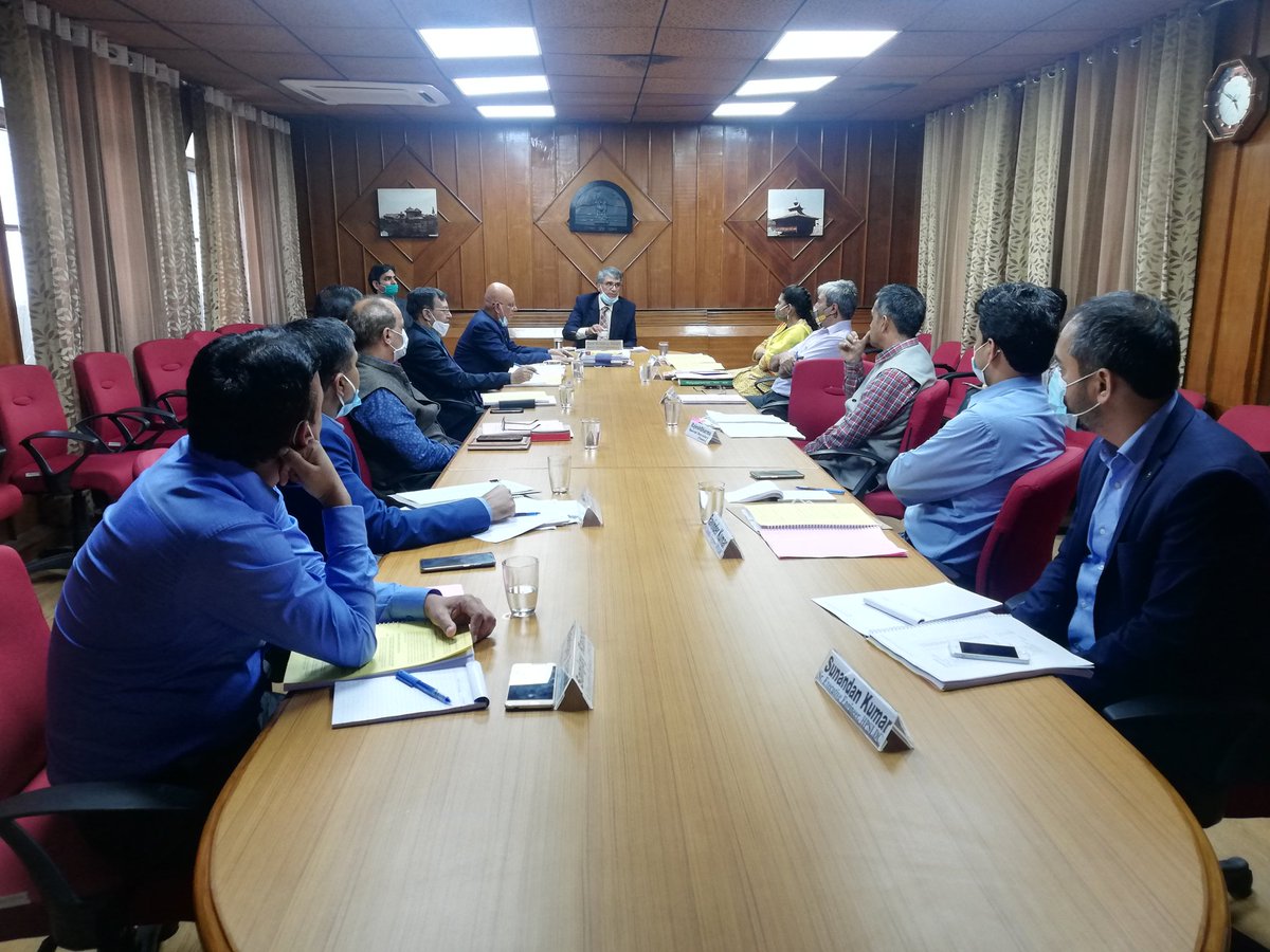 HPSLDCShimla's tweet photo. A glimpse of 10th General Body Meeting of HP Load Despatch Society on 25th August, 2020 at HP Government Secretariat, Shimla-02 https://t.co/jT1HLec2a1