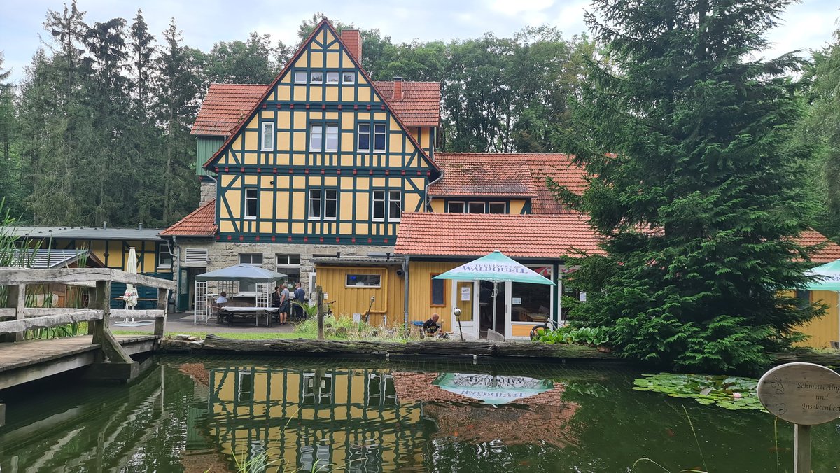 SoerenMuench's tweet photo. Königsetappe: #Treffurt - #Mühlhausen #Bad #Langensalza
Wir sind oben. #Freude und #Stolz pur. Rast im alten #Bahnhof #Heyerode
https://t.co/dRjei0Y889
#Fahrrad #Werraradweg @Flussradwege #Sommer2020 #DeinThueringen @thueringen_ttg https://t.co/KBggjnBSXL